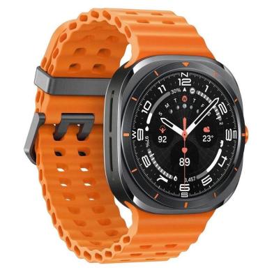 Samsung Galaxy Watch Ultra gris titane 47 mm LTE Marine Band orange - neuf